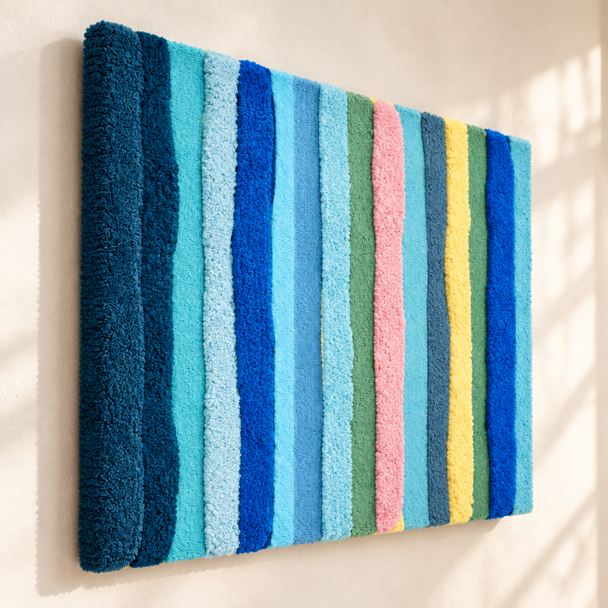 Seaside Ribbon Song — angled relief view