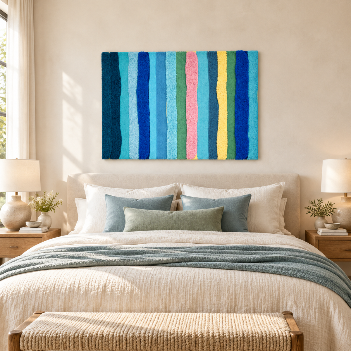Seaside Ribbon Song — room setting 2