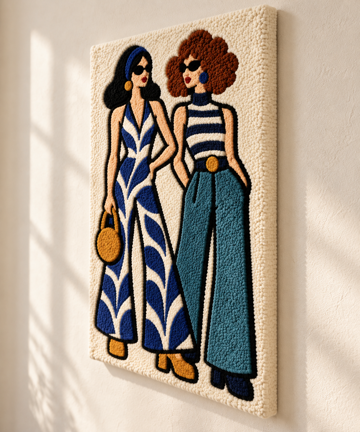 Seaside Street Companions — angled relief view