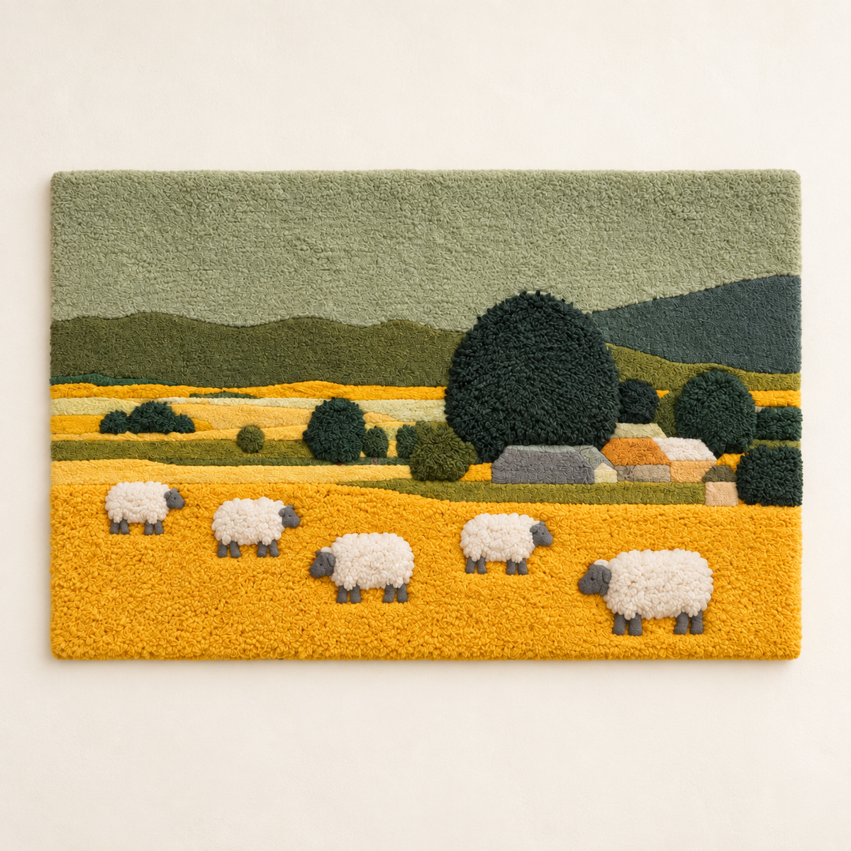 Sheep in the Golden Meadow — front product view