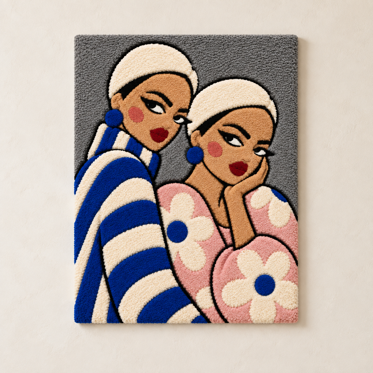 Sisters in Blue and Blossom — front product view [product-light]