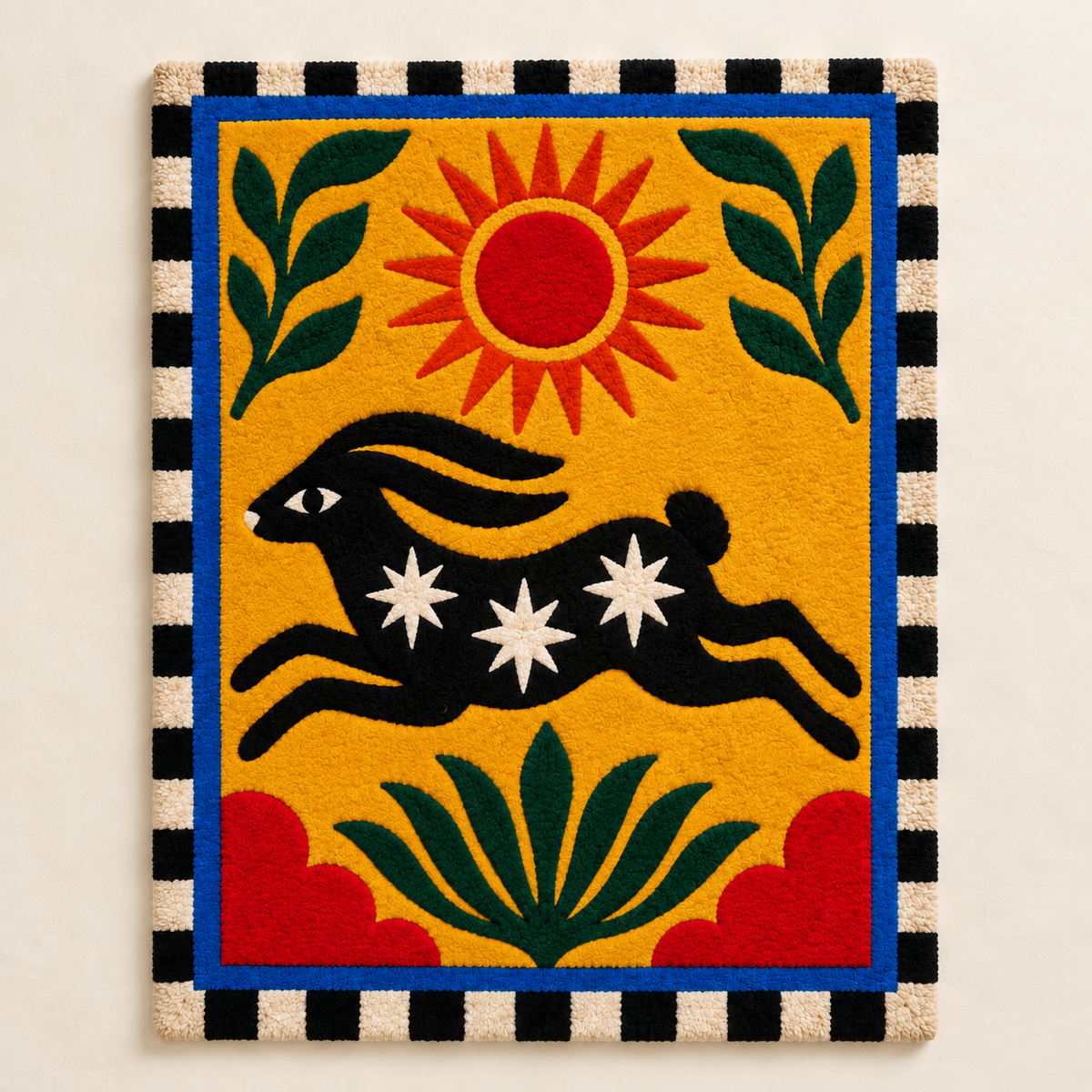 Solar Hare across Golden Fields — front product view [product-light]