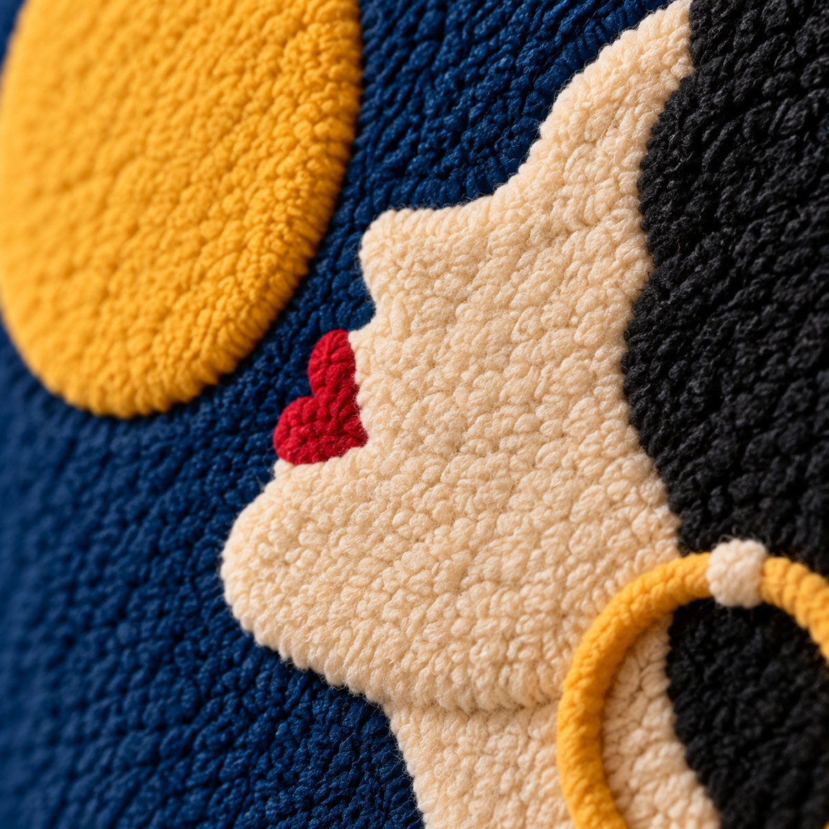 Soleil Liberte — tufted wool texture detail
