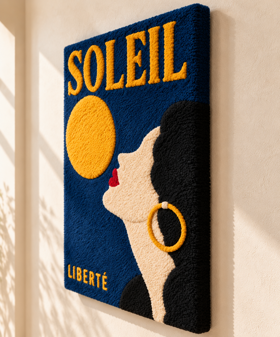 Soleil Liberte — angled relief view