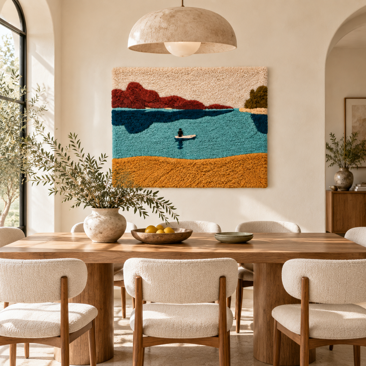 Solitude on Turquoise Water — room setting 1