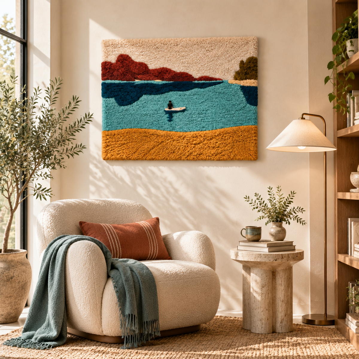 Solitude on Turquoise Water — room setting 3