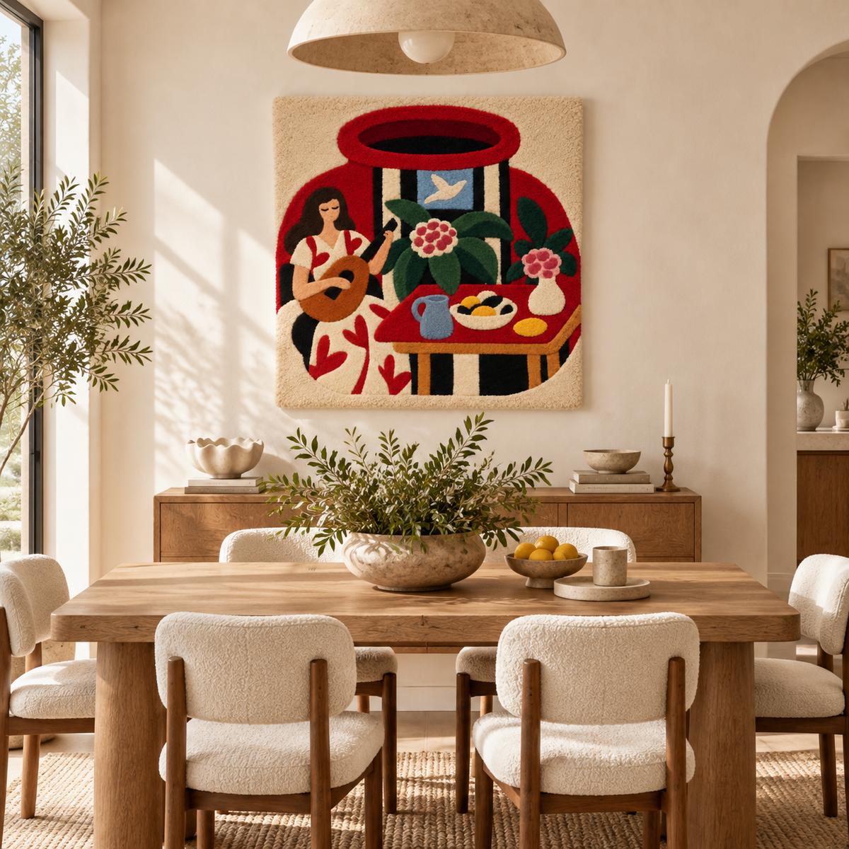 Song in the Crimson Vase — room setting 1