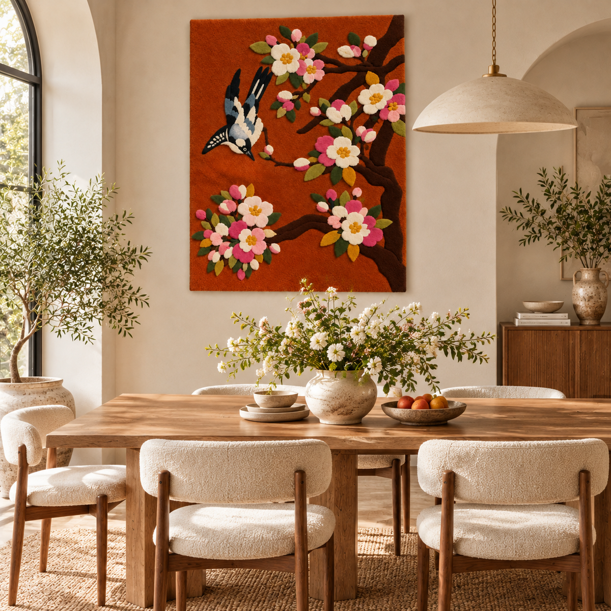 Songbird Blossom Branch by Hewn Earth Studio — room setting