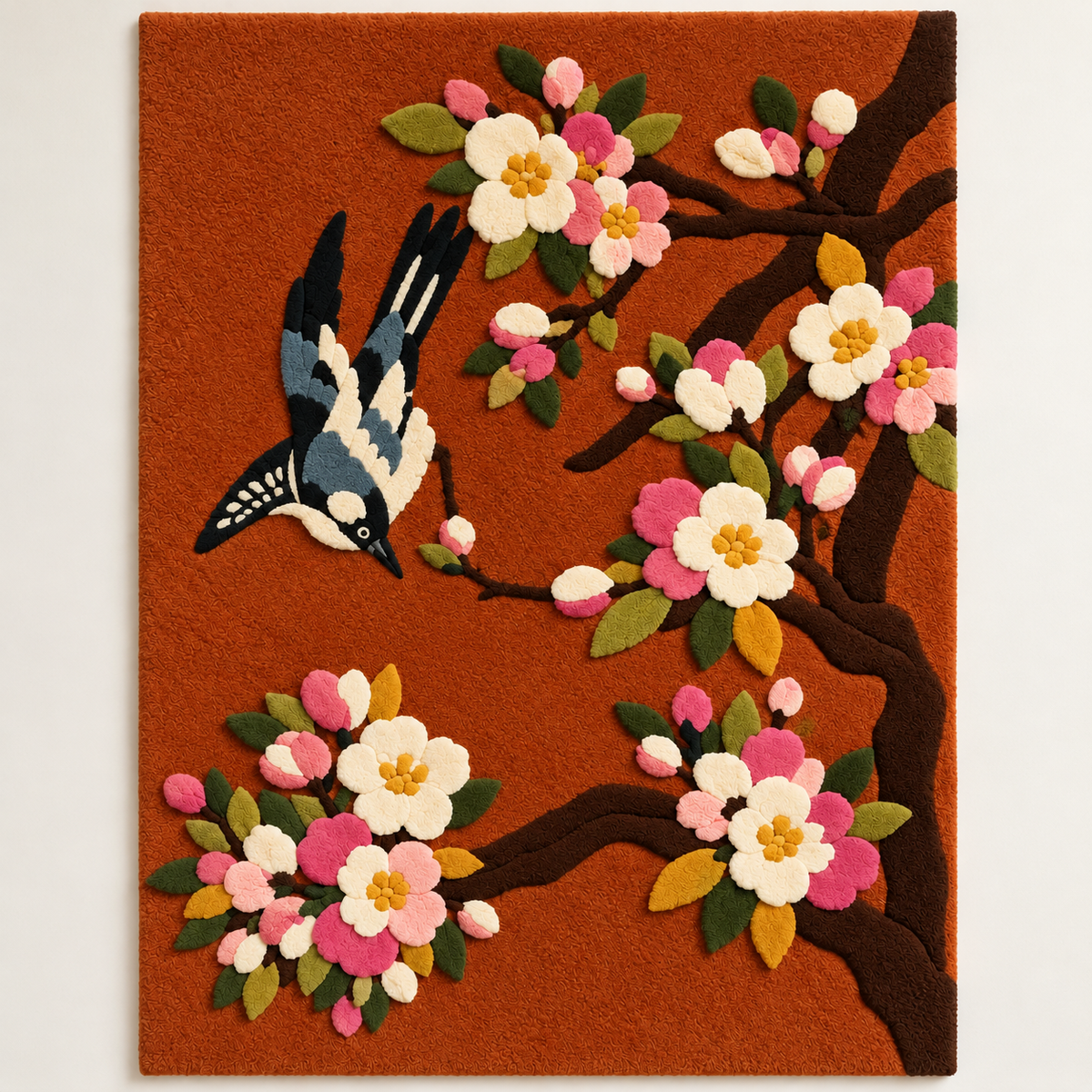 Songbird Blossom Branch by Hewn Earth Studio