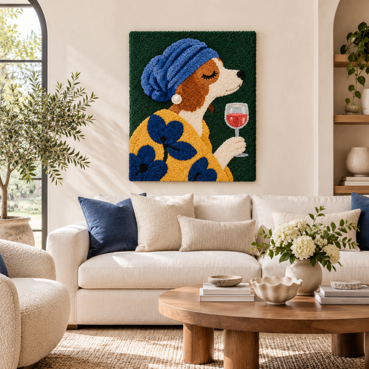 Spaniel at a Blue Hour — front-facing room scene [room-front]