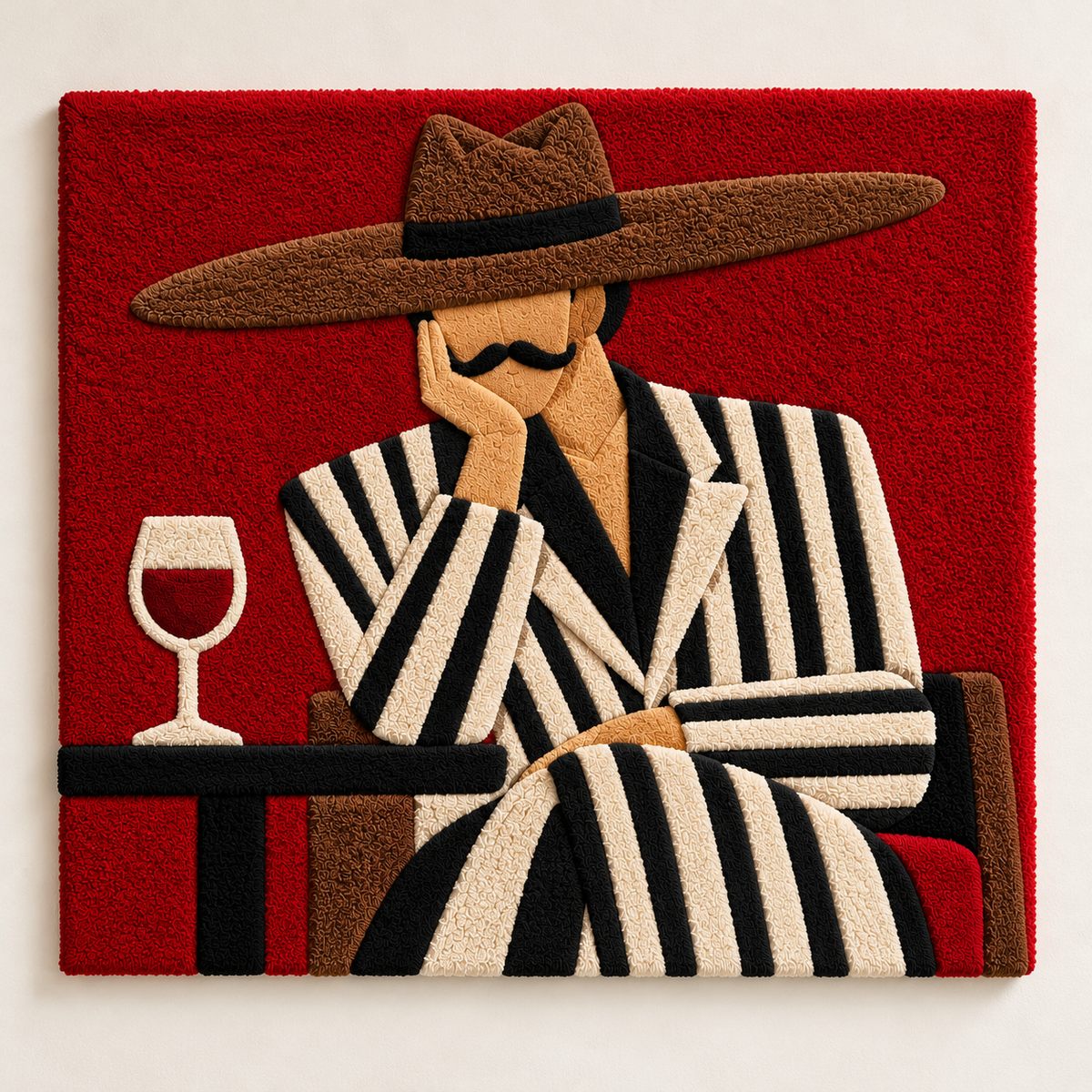 Striped Suit Reverie by Hewn Earth Studio