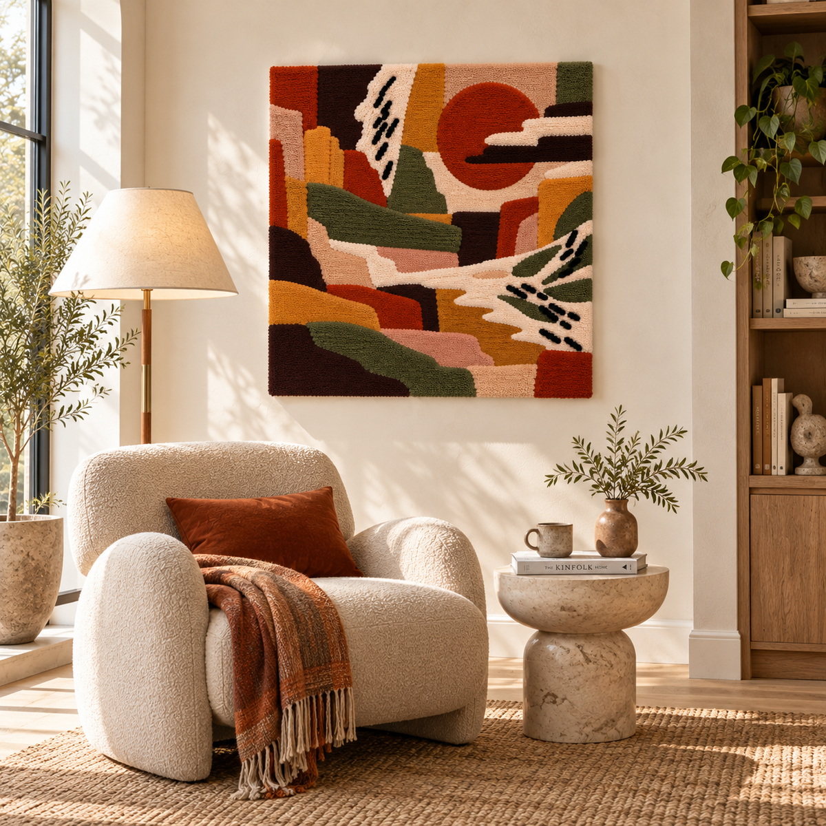 Sun Over the Layered Canyon — room setting 1
