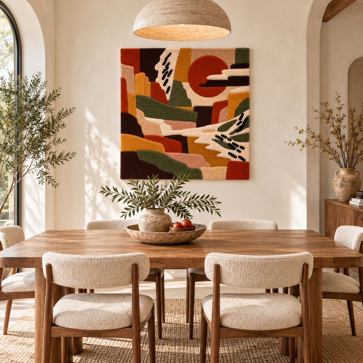Sun Over the Layered Canyon — room setting 2