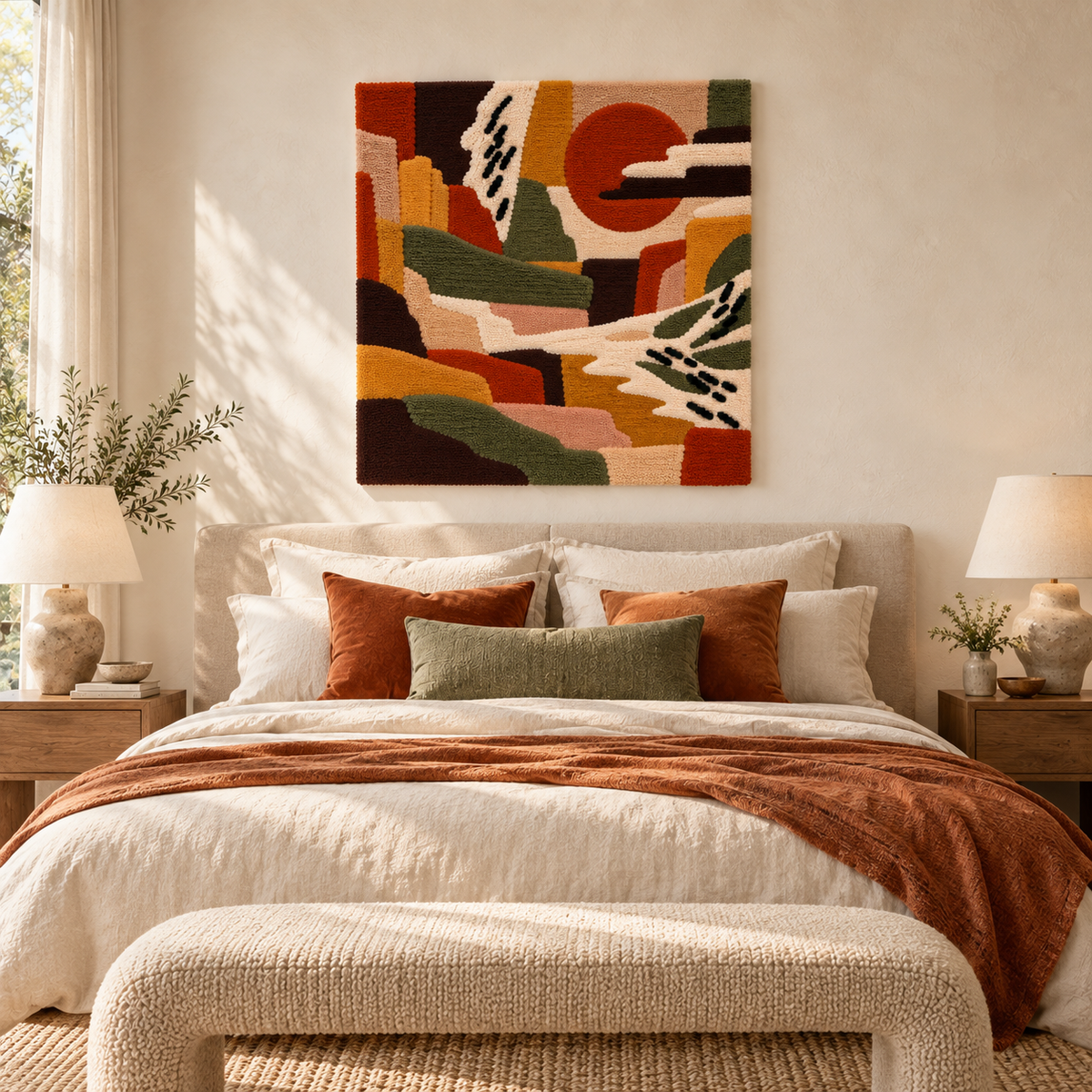 Sun Over the Layered Canyon — room setting 3
