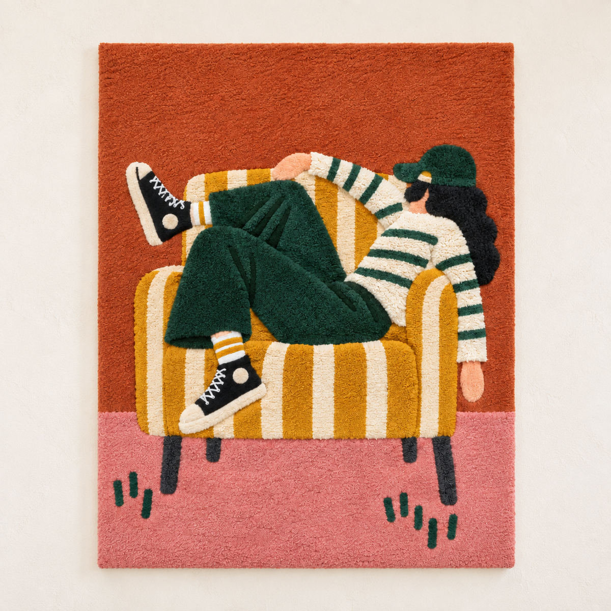 Sunday in the Striped Chair — front product view