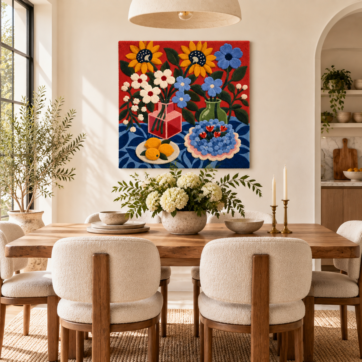 Sunflower Dessert Table — room setting 1