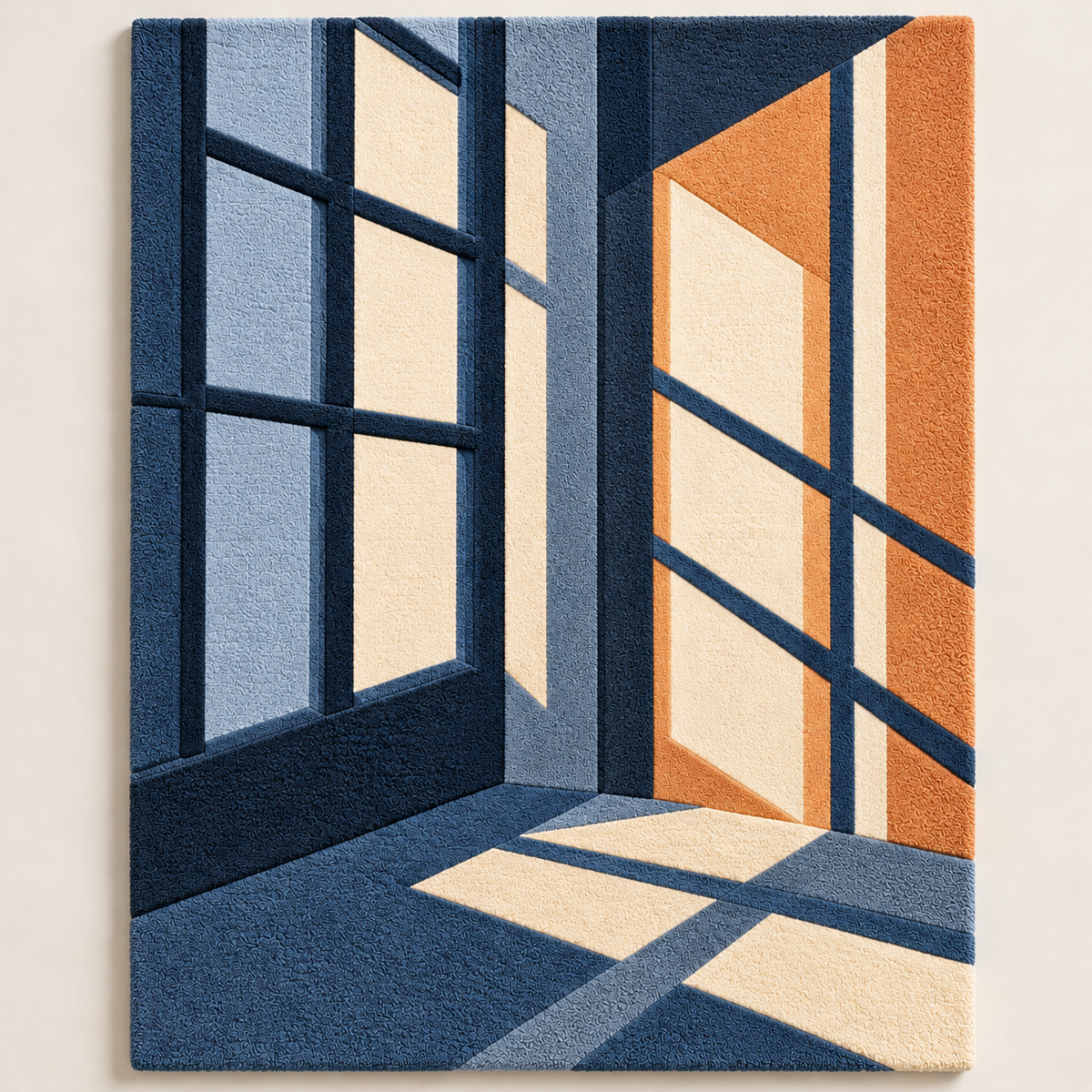 Sunlit Blue Window by Hewn Earth Studio