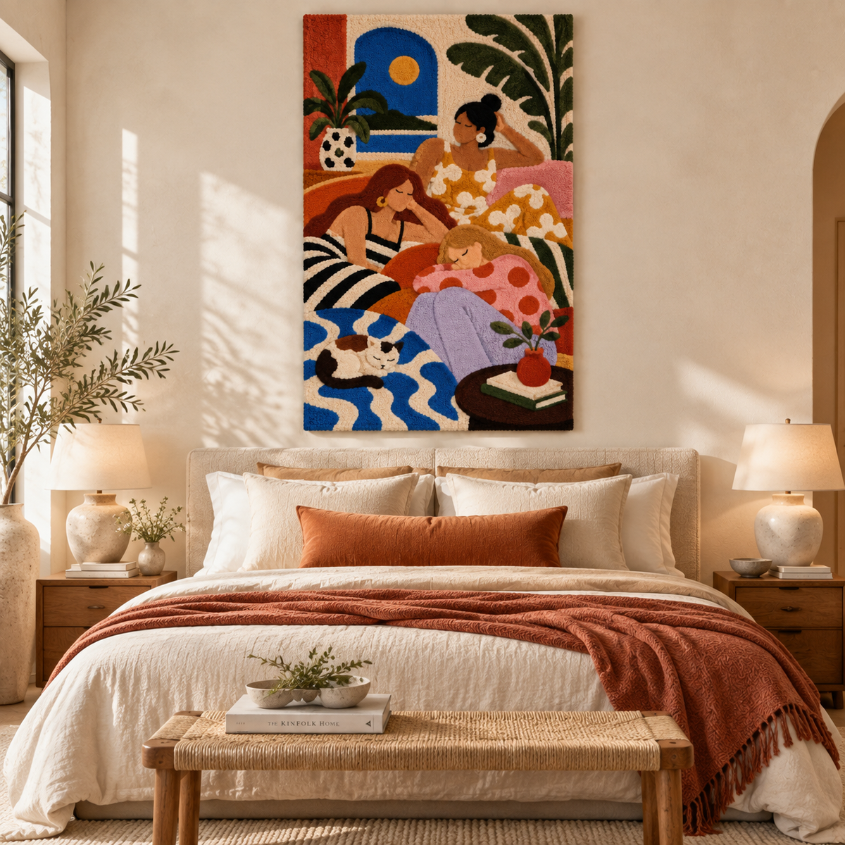 Sunlit Friends — room setting 1