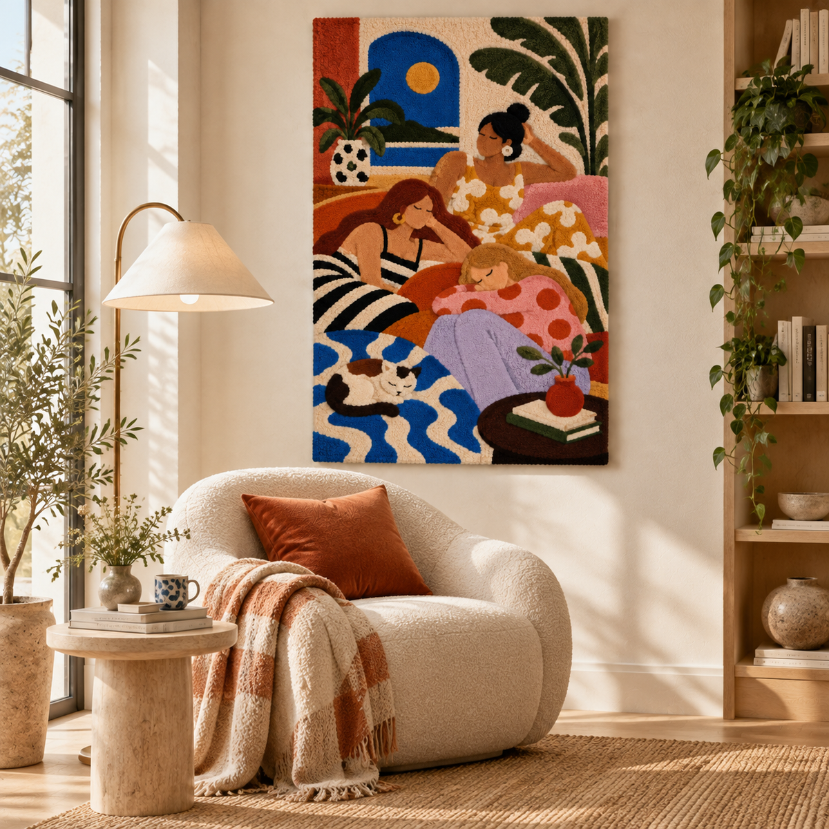Sunlit Friends — room setting 2