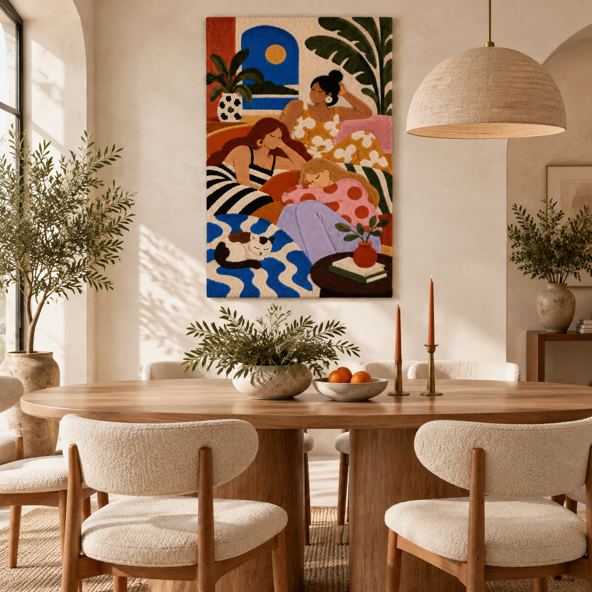 Sunlit Friends — room setting 3