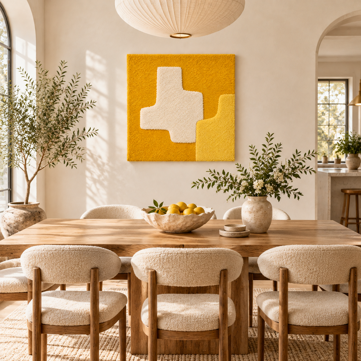 Sunlit Ivory Form — room setting 1
