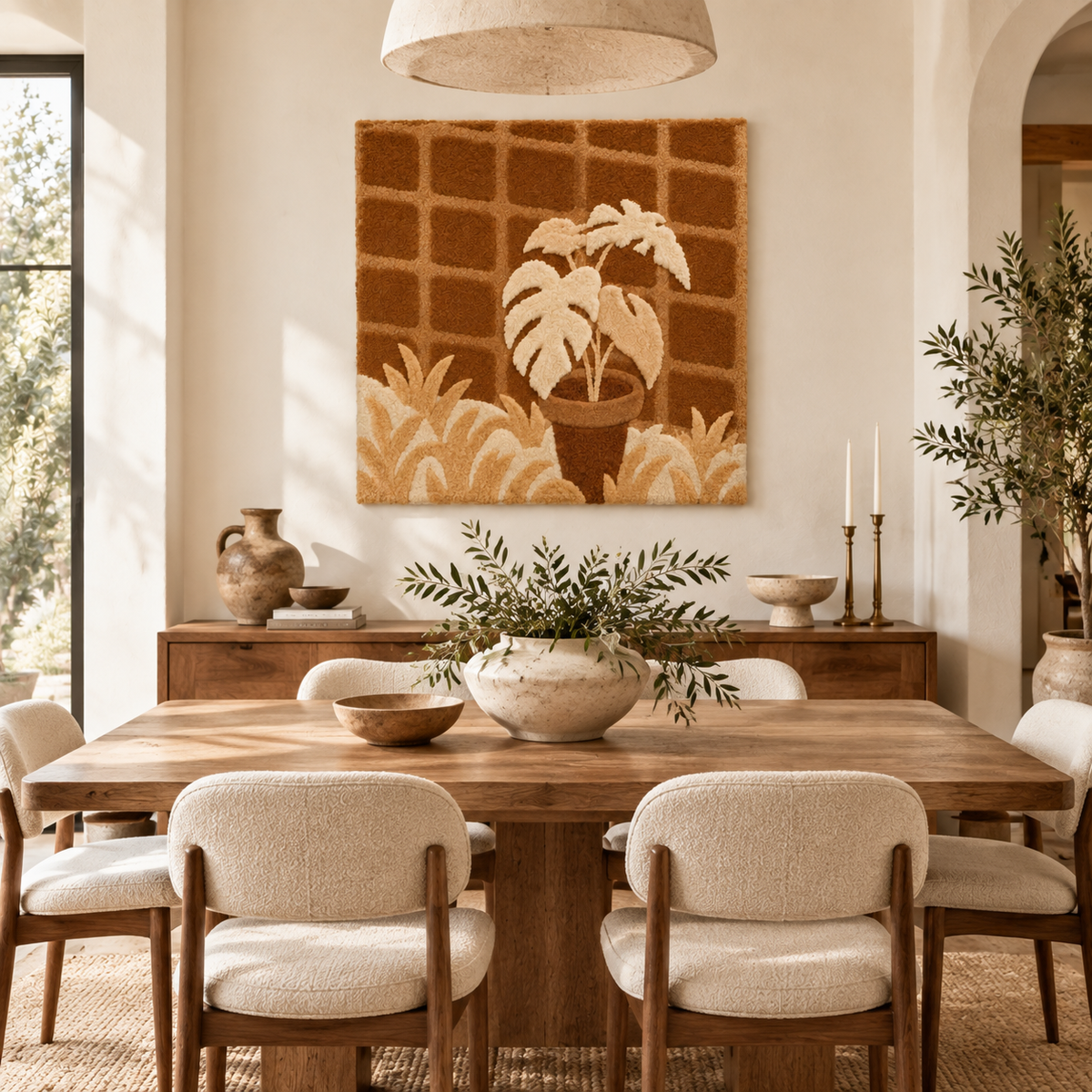 Sunlit Monstera Nook — room setting 1