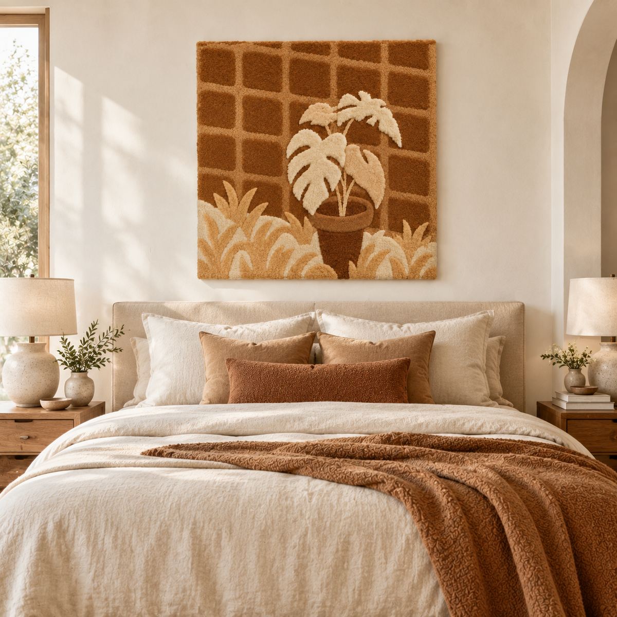Sunlit Monstera Nook — room setting 2