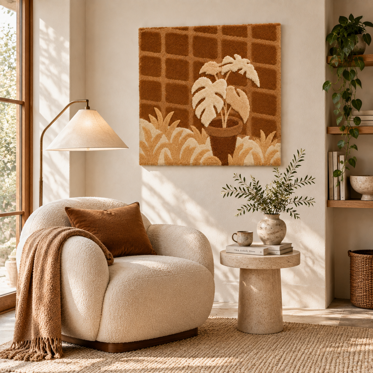 Sunlit Monstera Nook — room setting 3