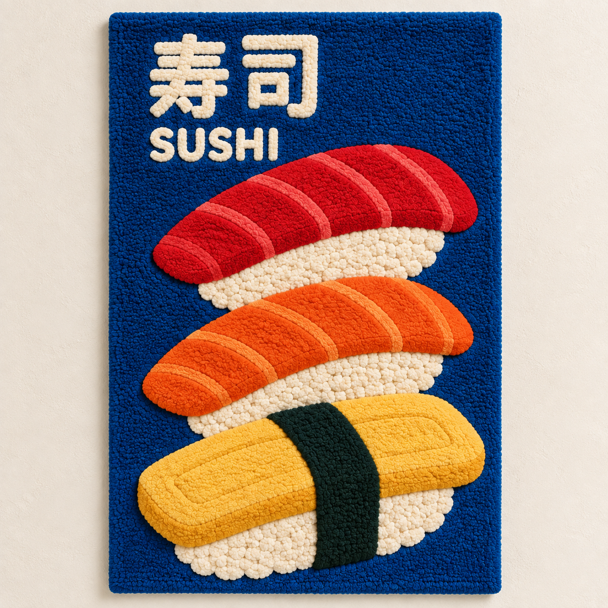 Sushi Trio in Cobalt — front product view [product-light]