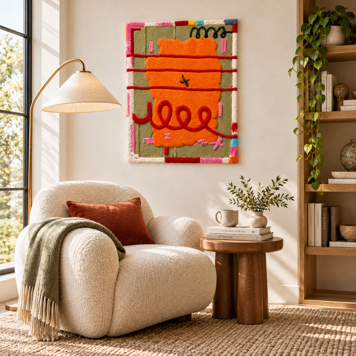 Tangerine Ribbon Playground — room setting 1