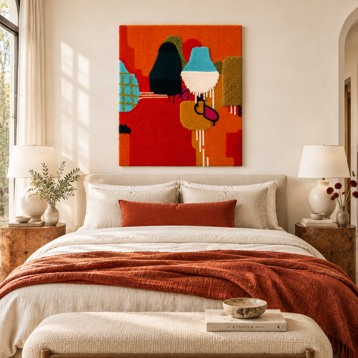 Tangerine Shape Carnival — room setting 3