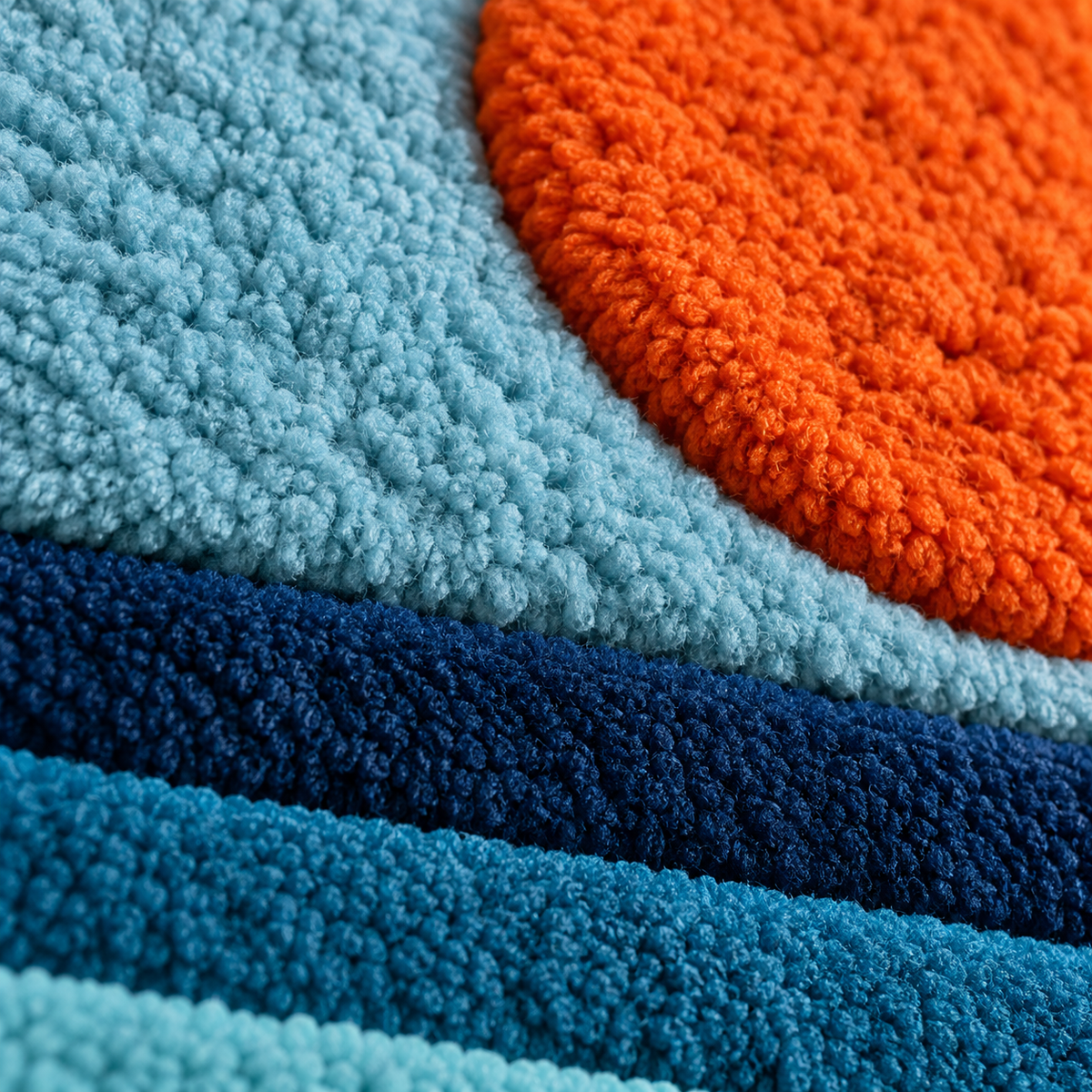 Hewn Earth wall art titled "Tangerine Sun over Blue Tides" featuring vibrant orange sun and calming blue ocean waves.