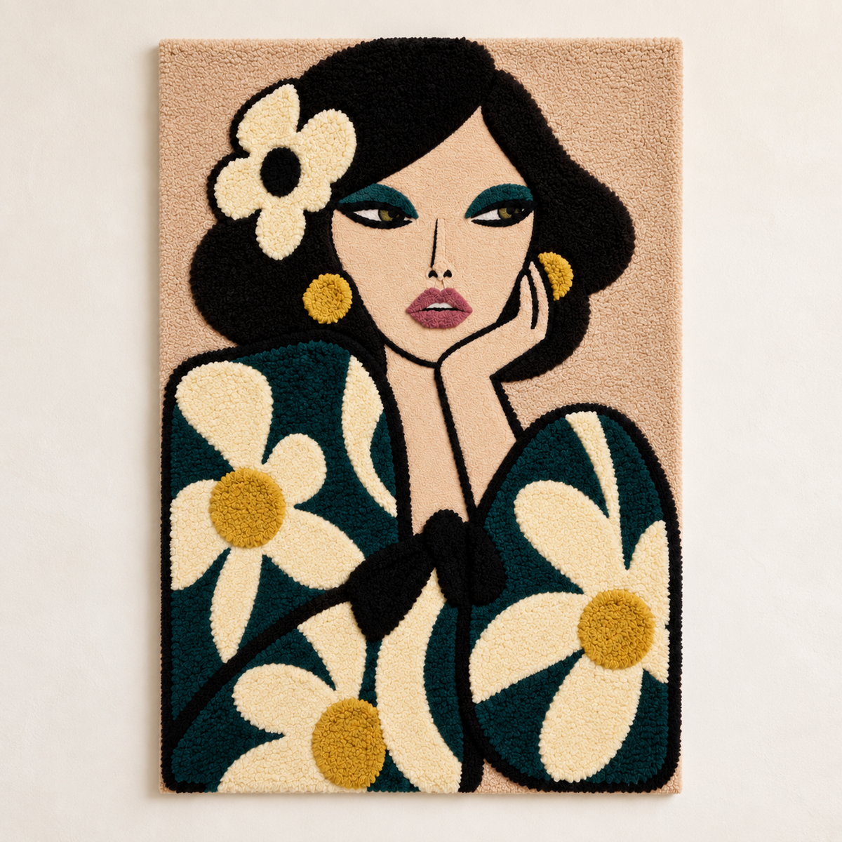 Teal Daisy Muse — front product view [product-light]