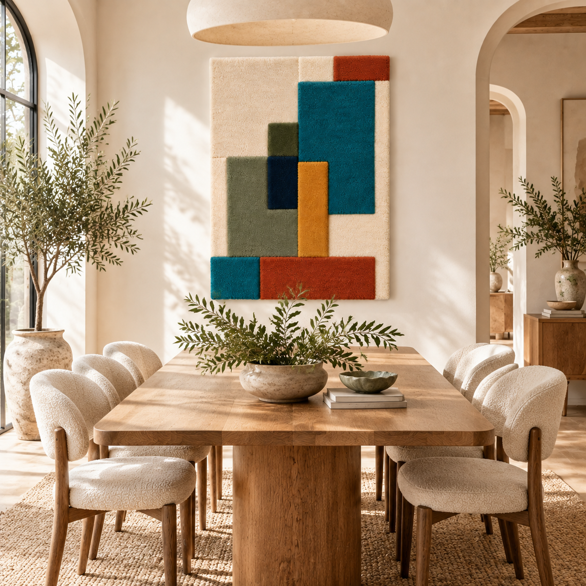 Teal Tower with a Rust Foundation — front-facing room scene [room-front]