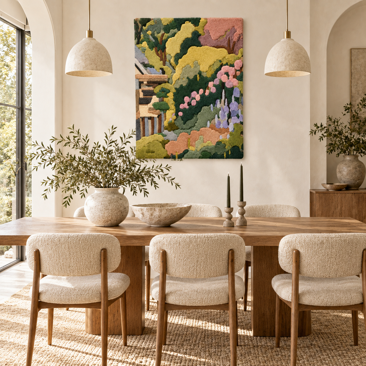 Terraced Garden in Bloom — room setting 1