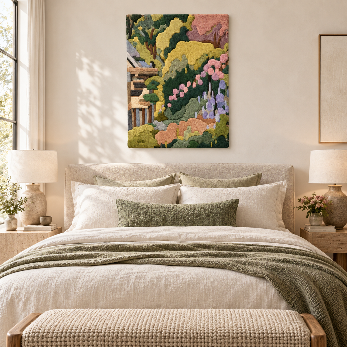 Terraced Garden in Bloom — room setting 3