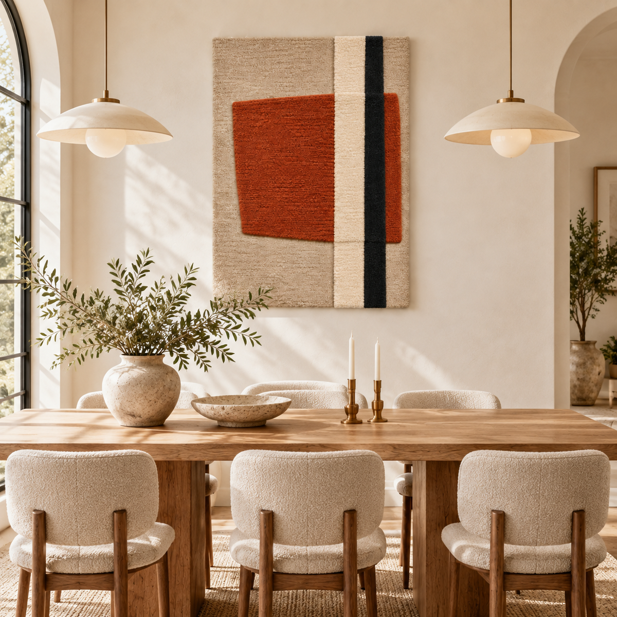 Terracotta Bar and Shadow — front-facing room scene [room-front]