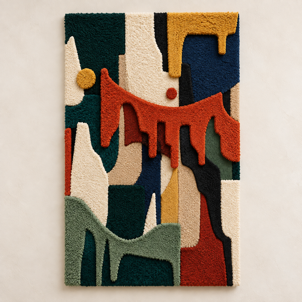 Terracotta Dripping Rhythm — front product view