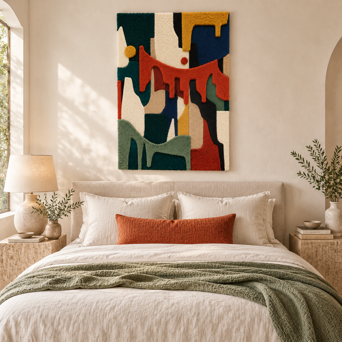 Terracotta Dripping Rhythm — room setting 2
