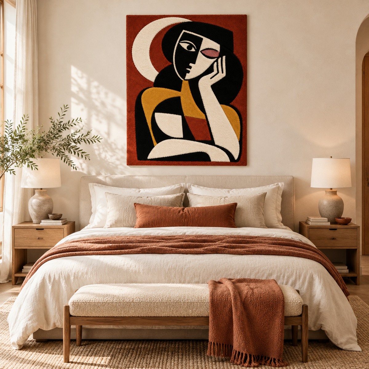 Terracotta Moon Muse — room setting 1