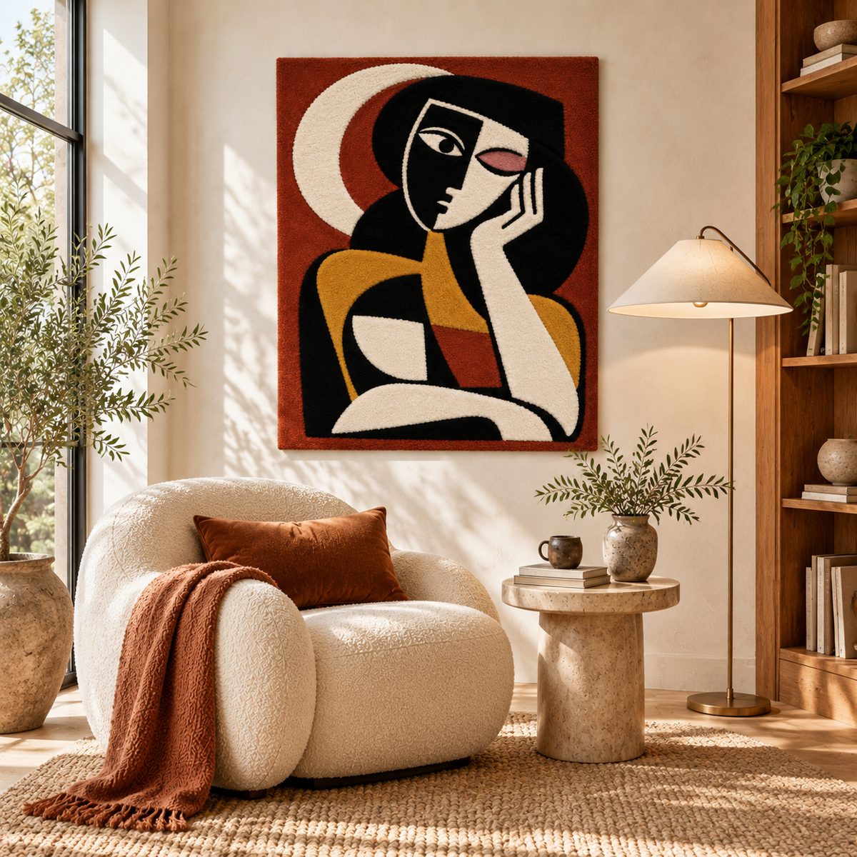 Terracotta Moon Muse — room setting 2