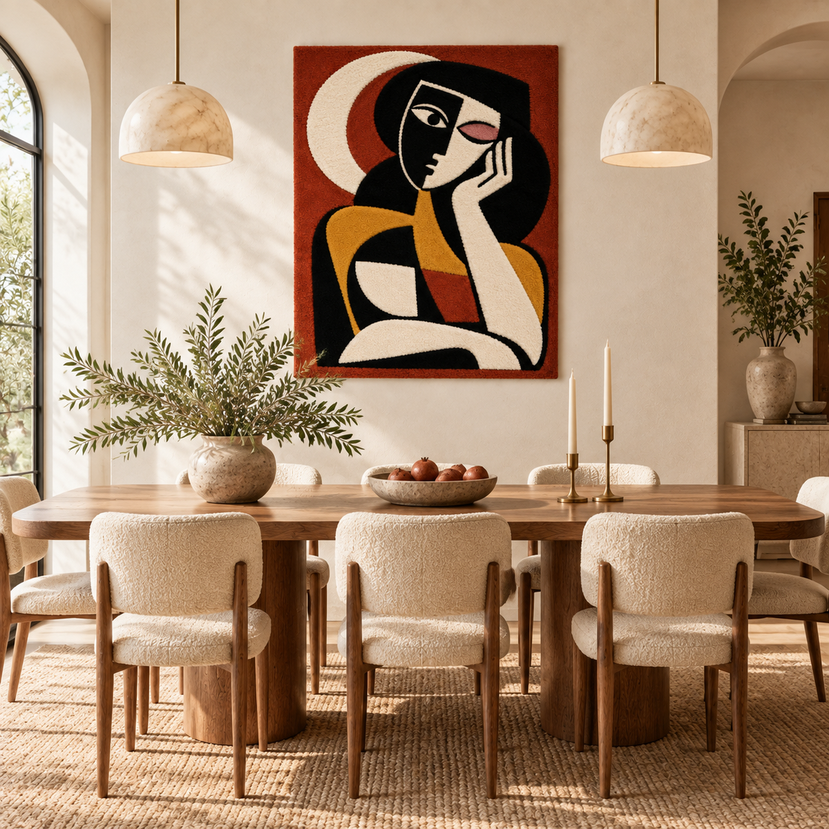 Terracotta Moon Muse — room setting 3