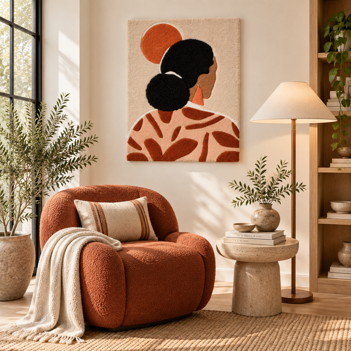 Terracotta Muse at Sundown — room setting 3