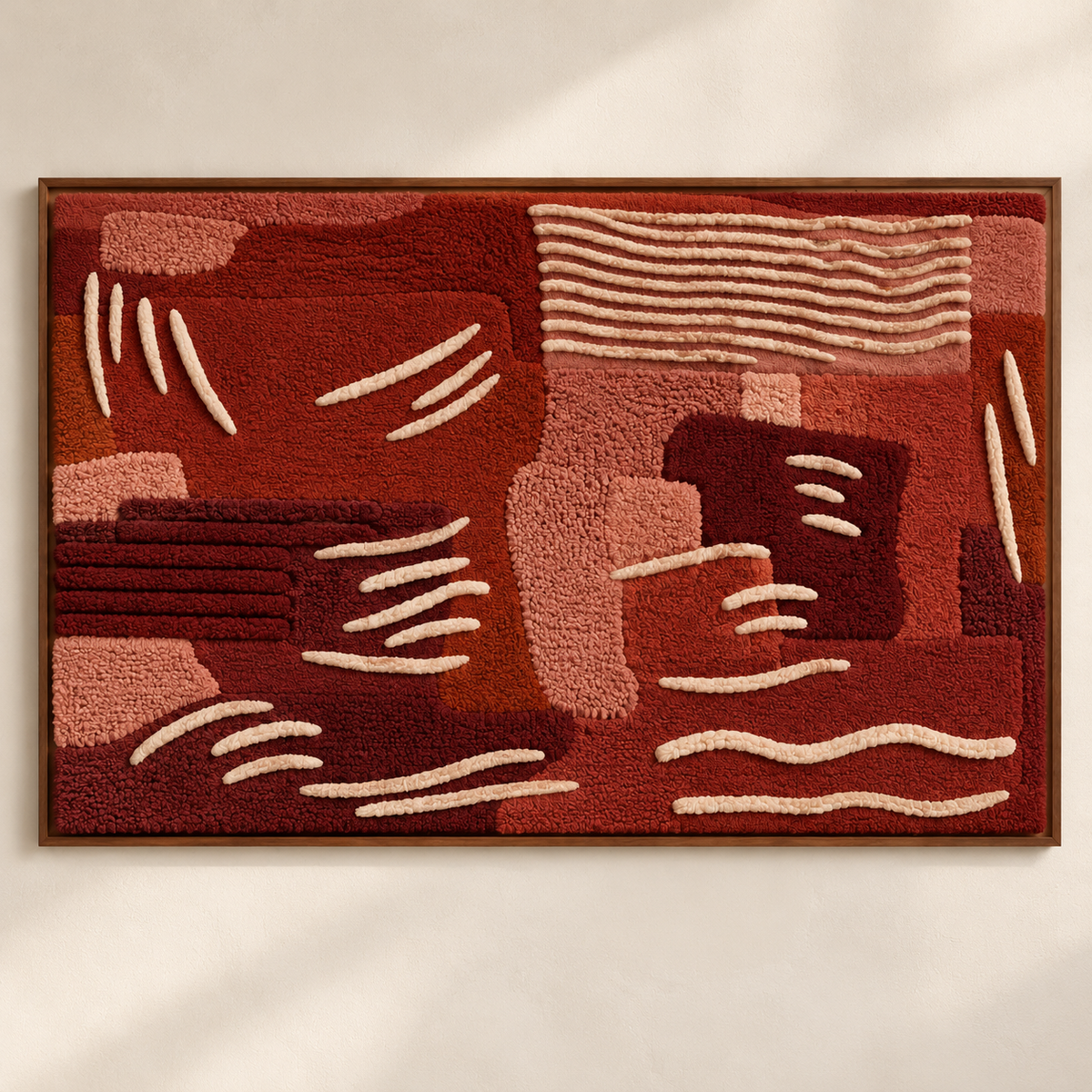 Terracotta River Marks by Hewn Earth Studio