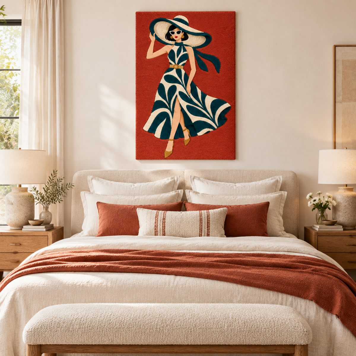 Terracotta Seaside Promenade — room setting 1