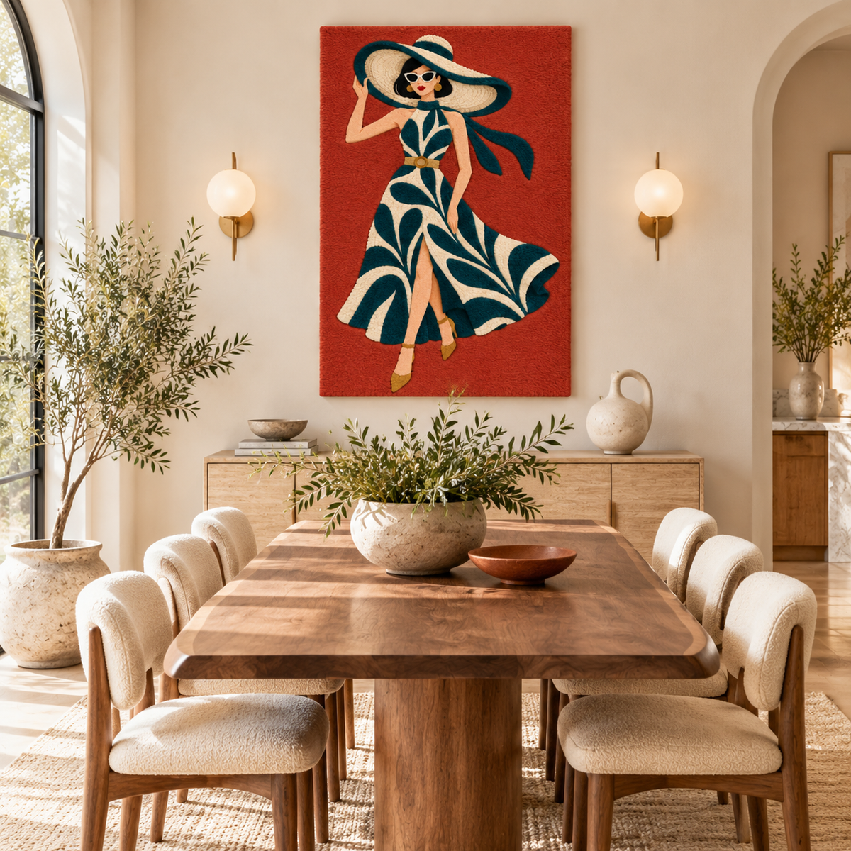 Terracotta Seaside Promenade — room setting 3