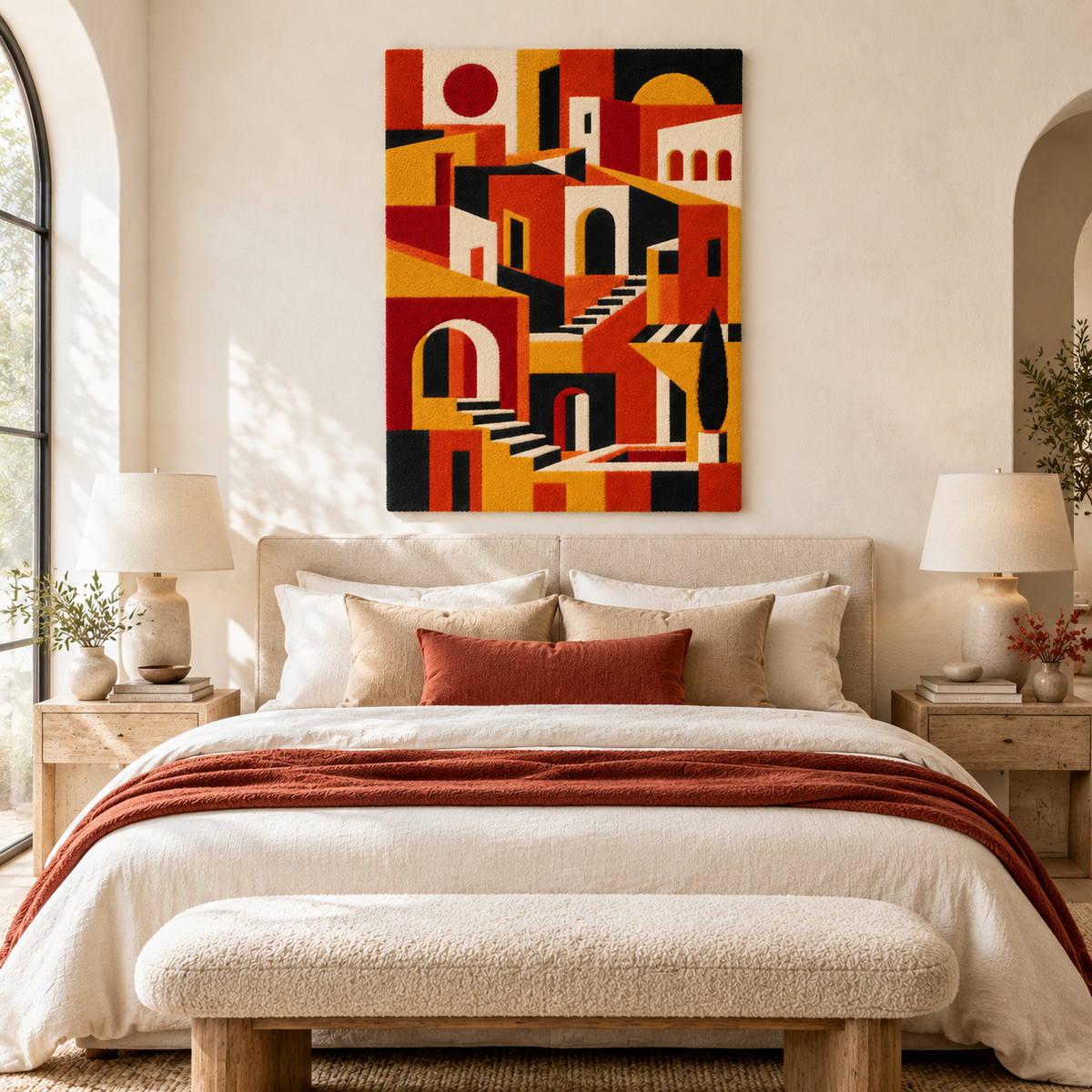 Terracotta Stairway City — room setting 1