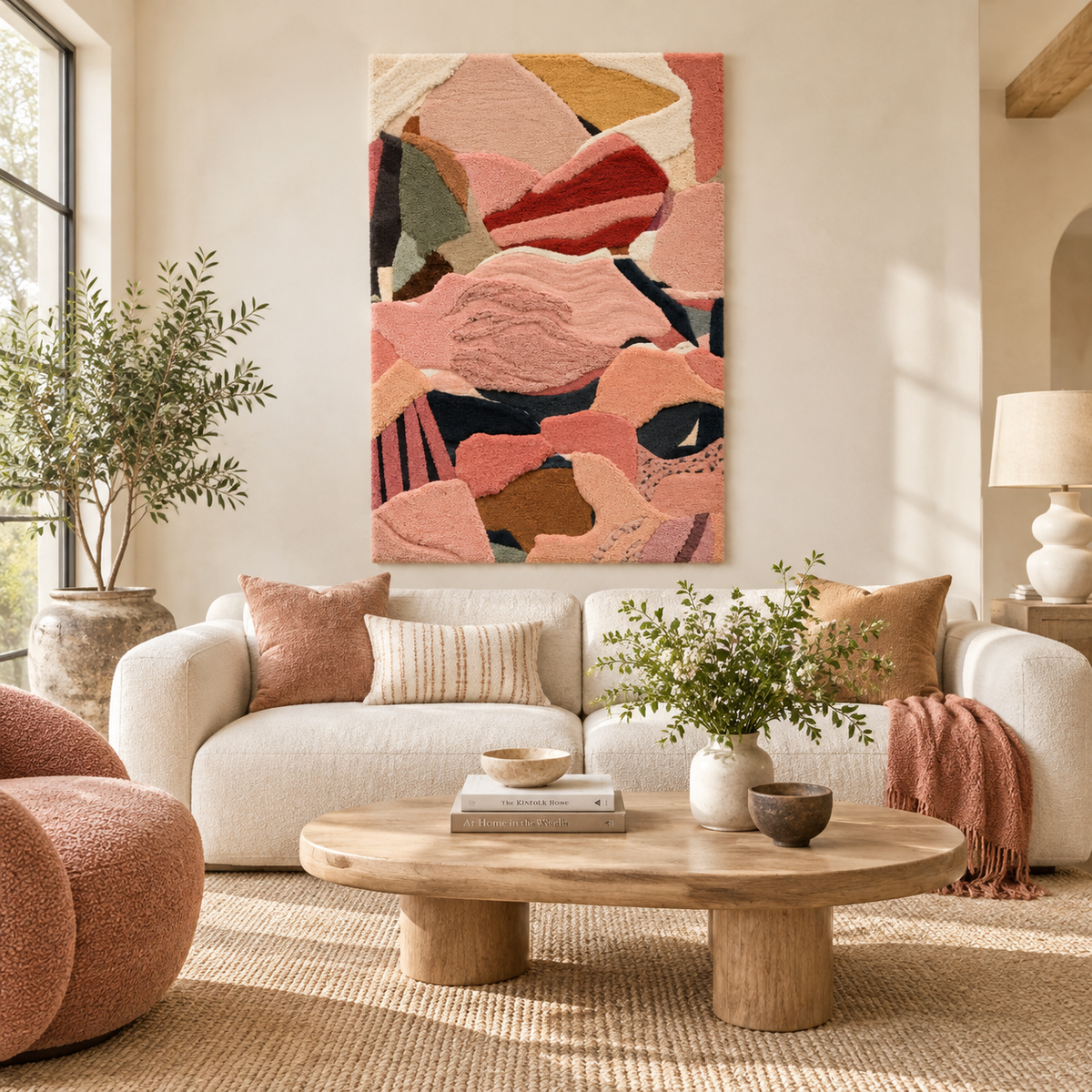 Terracotta Stone Song — front-facing room scene