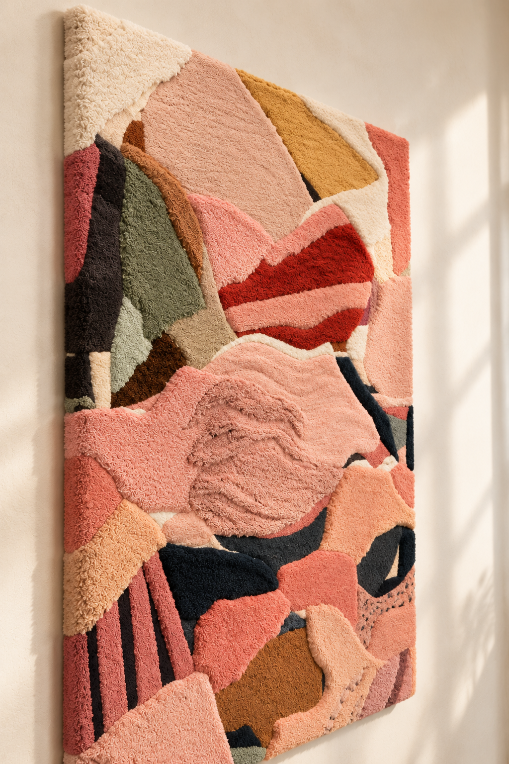 Terracotta Stone Song — angled relief view