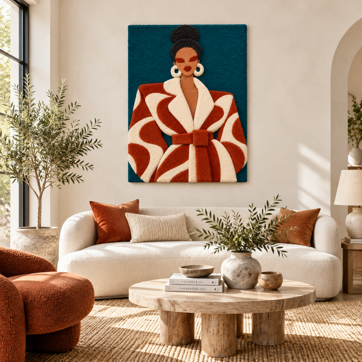 Terracotta Twist Muse — front-facing room scene [room-front]